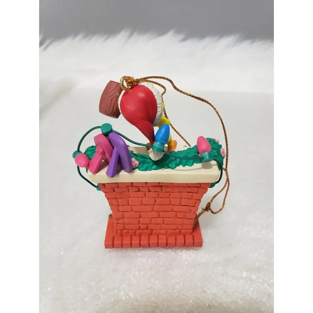 Vintage Sylvester &‎ Tweety Bird Fireplace - Looney Tunes - Christmas Ornament